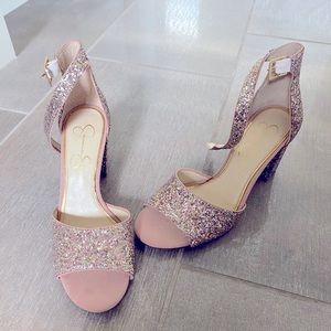 Pink Sparkle Heels